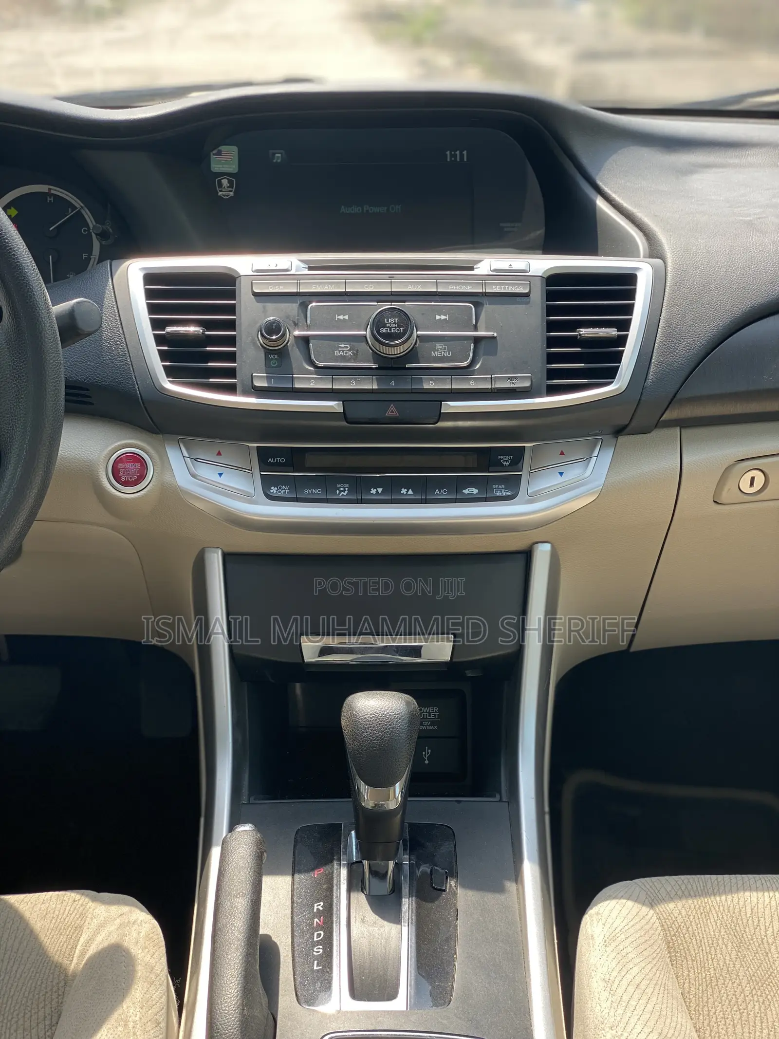 Honda Accord Sport 4dr Sedan (2.4L 4cyl CVT) 2014 White