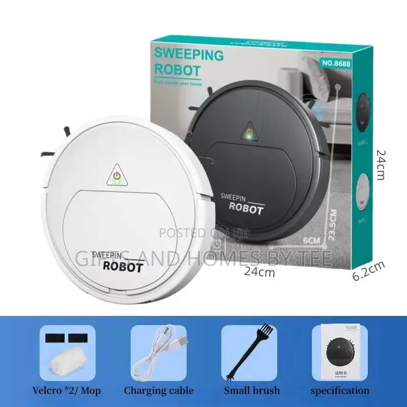 Smart Rechargeable 3in1 Sweeping Robot Vacuum Cleaner