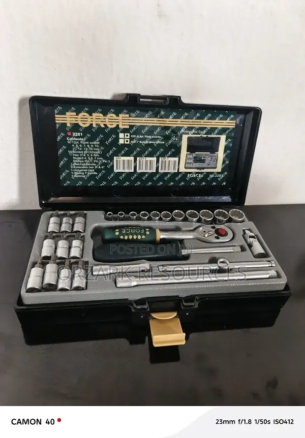 1/4" Dr Force Socket Set 27pcs – No. 2281