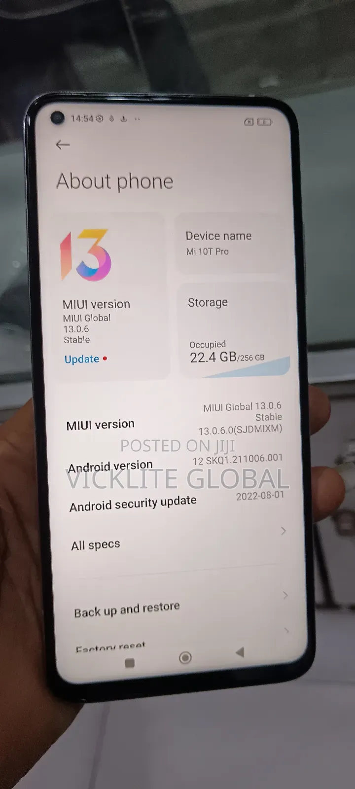 Xiaomi Mi 10T Pro 256 GB Silver