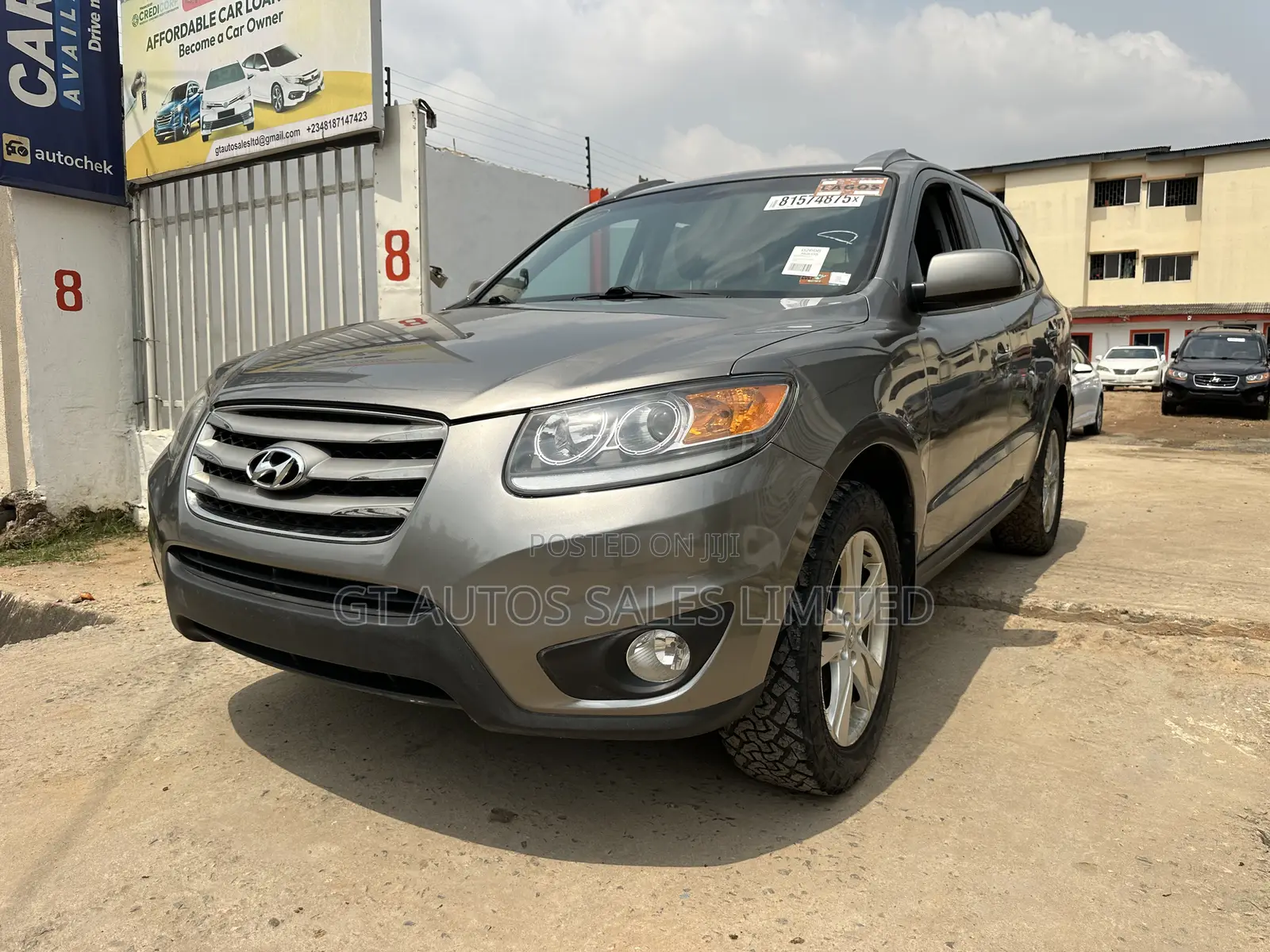 Hyundai Santa Fe Limited 2012 Gray