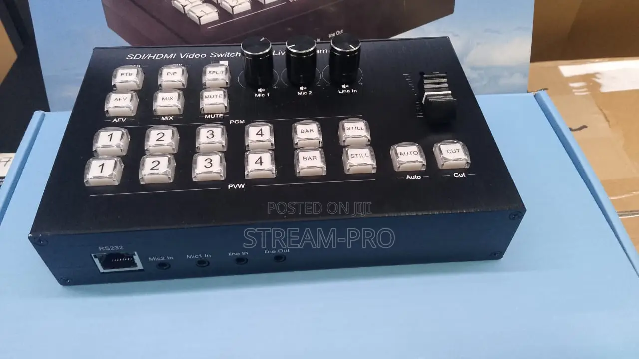 Sofly 4channels Video Switcher 3*Hdmi 1*Sdi