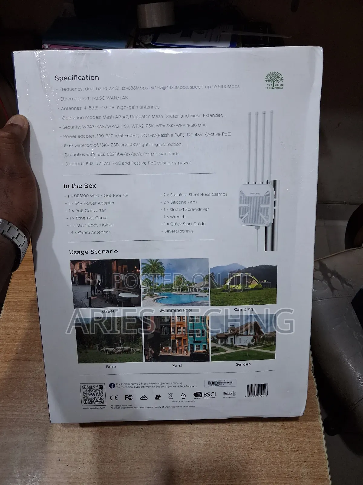 Wavlink B5100 Wifi 7 Outdoor Ap