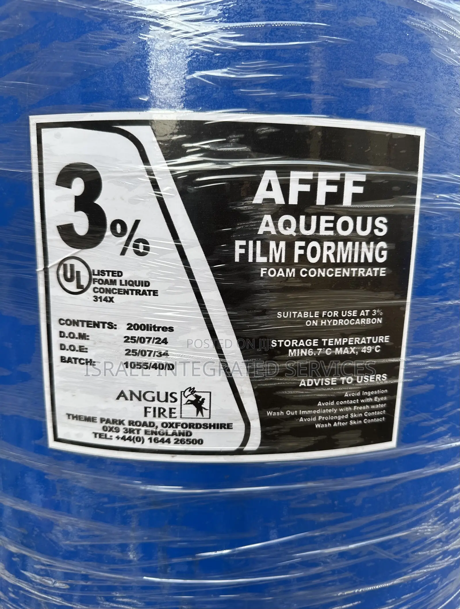 Aff Aqueous Film Foaming (Foam Liquid Concentrate 200l Drum