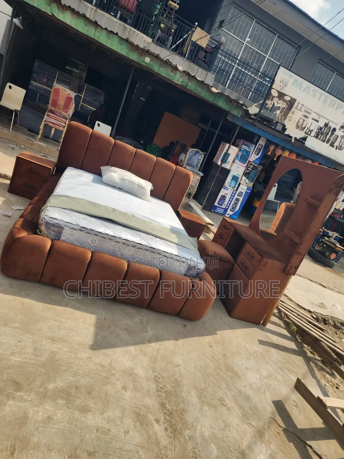 Brand New 5by6 Padded Bed.