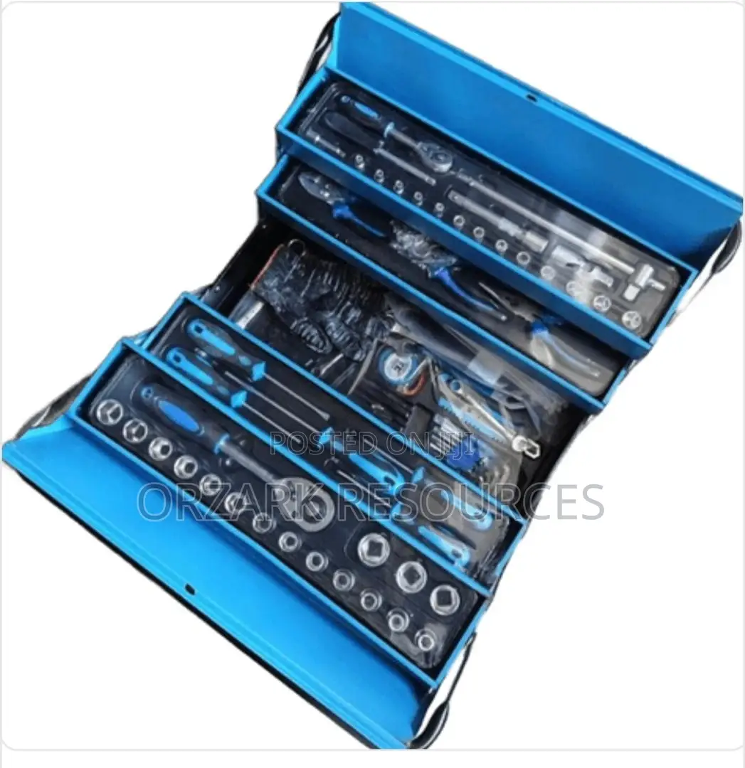 168pc Mechanical Tool Set With Metal Box