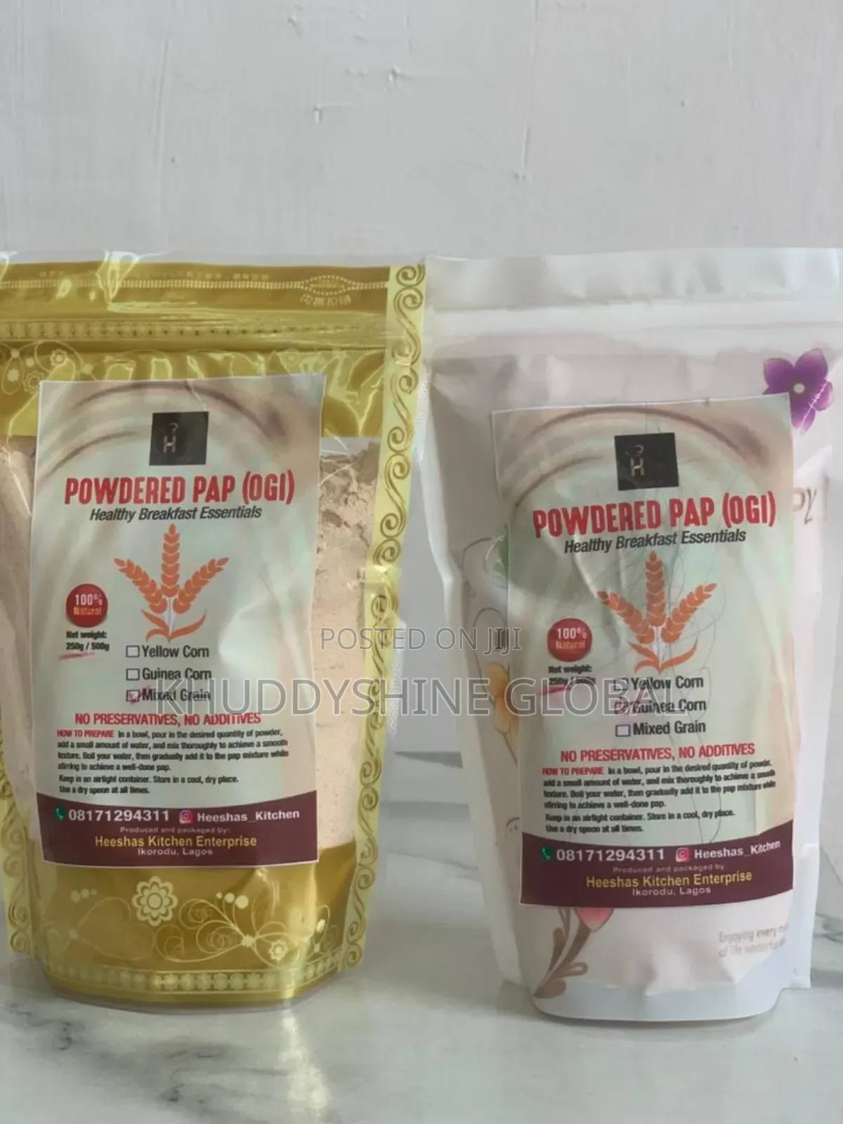 Mixed Grain Powdered Pap Available In Grains Too