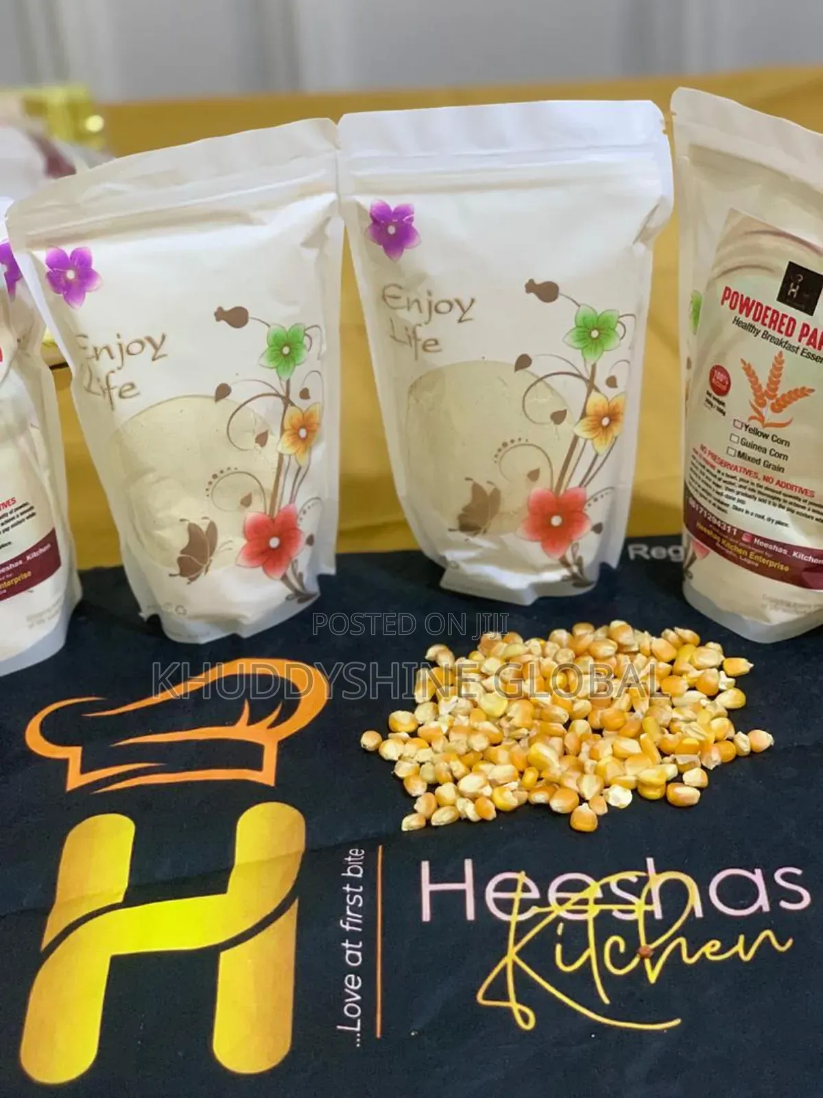Yellow Corn Guinea Corn Mixed Grain Powdered Pap Ogi