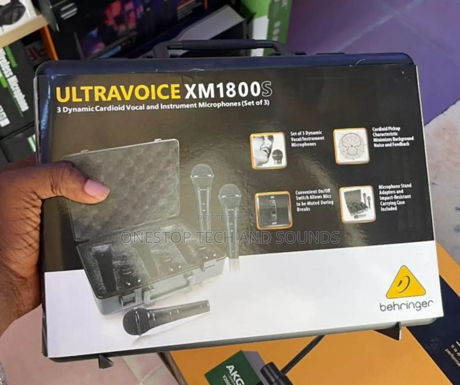 Behringer Ultravoice Xm1800s - Set of 3 Dynamic Microphones