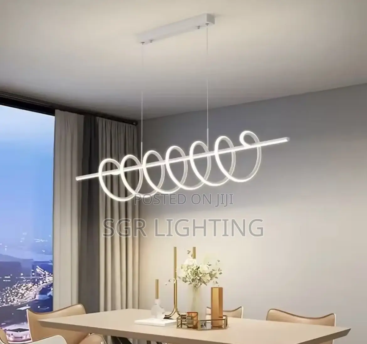 Modern Led Living Room Pendant Lights Hanging Lamp