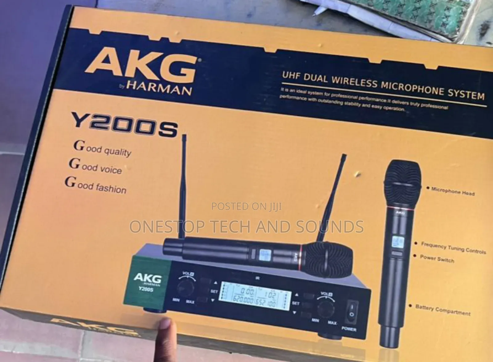 Akg Y200s Professional Dual Wireless Handheld Microphone System