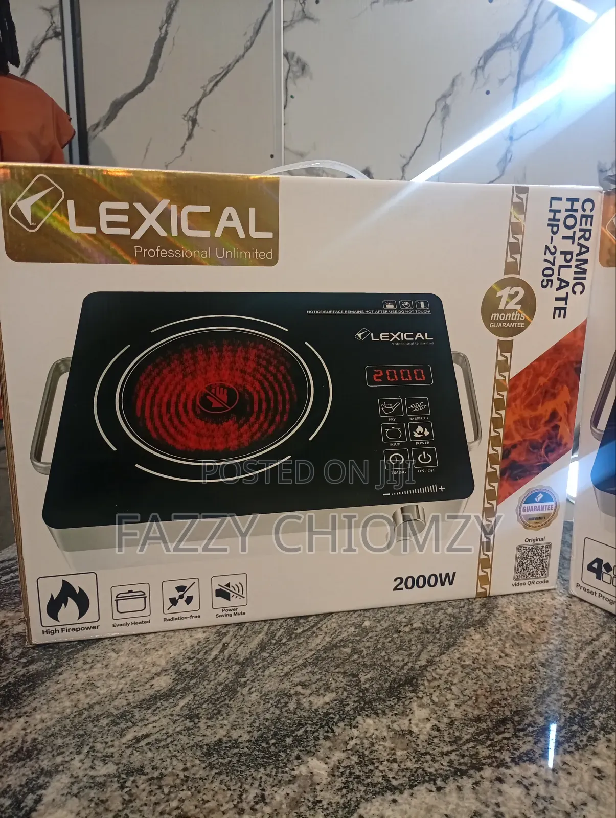 Lexical 2000watts Ceramic Hot Plate