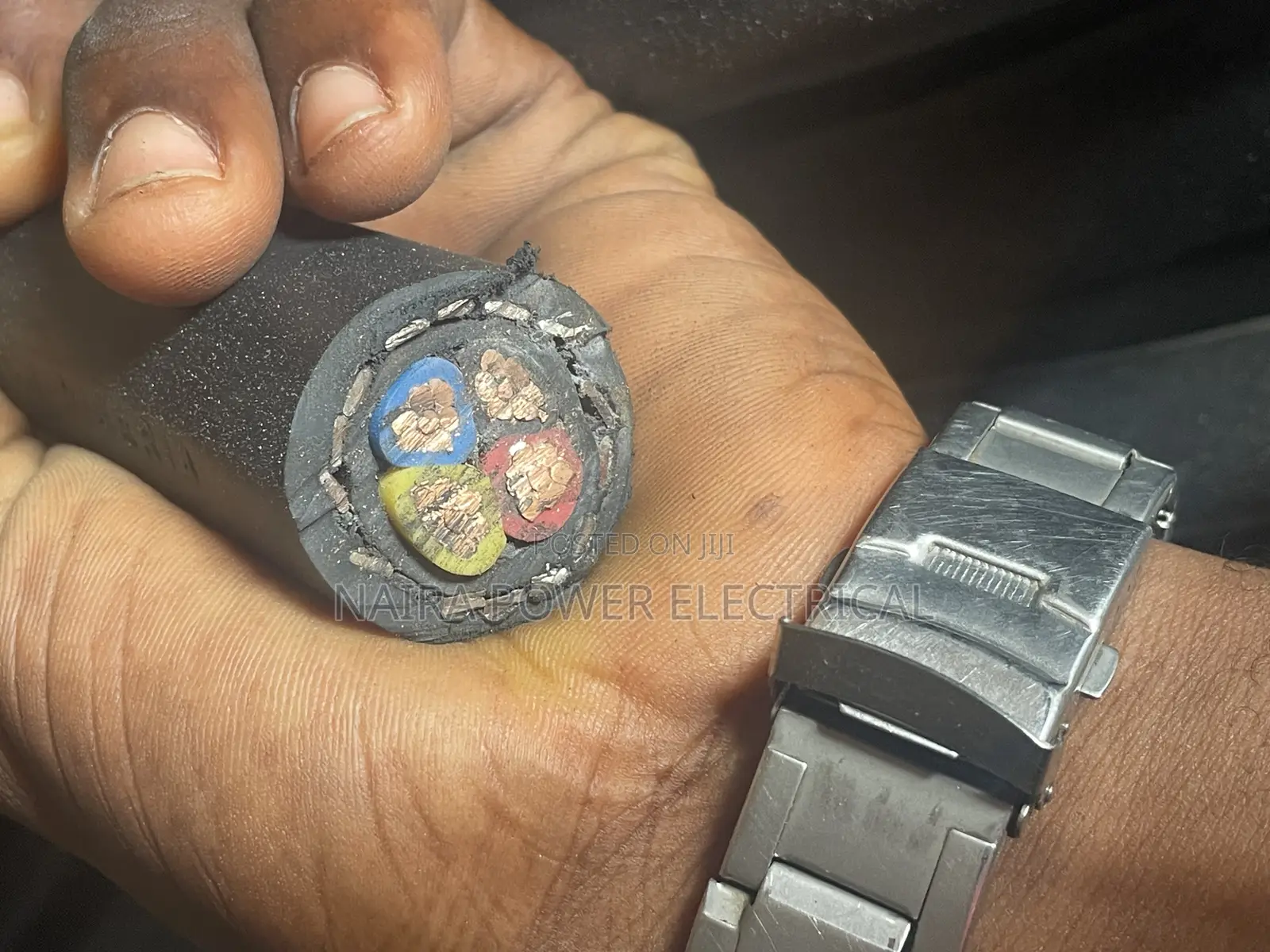 25mm 4core Armored Cable Kabel Metal