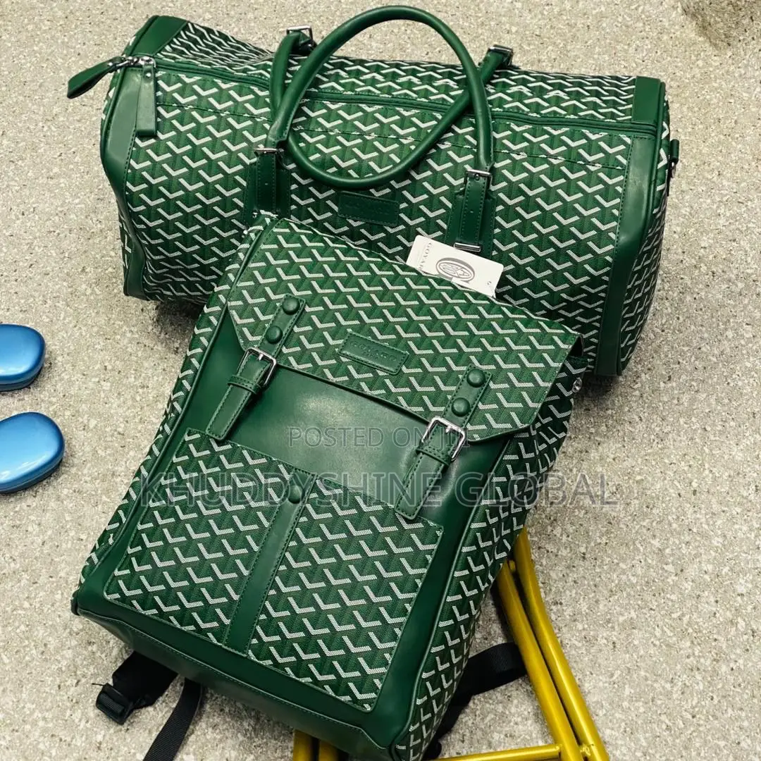 Goyard Combo Duffle Bag And Backpacks