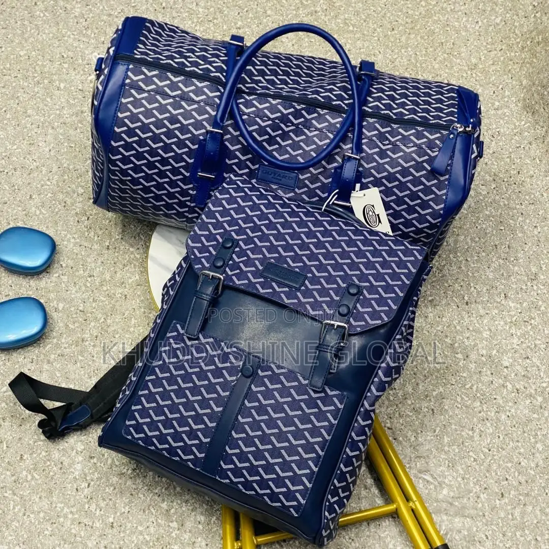 Goyard Combo Duffle Bag And Backpacks