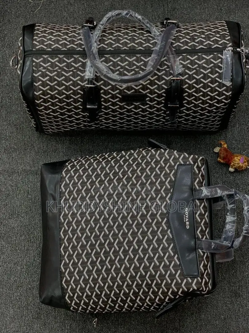 Goyard Combo Duffle Bag And Backpacks