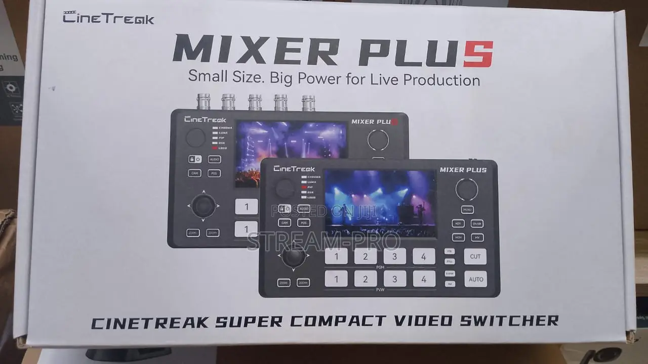 Cinetreak Mixer Plus 4-Channel Hdmi Video Switcher With 4.5"