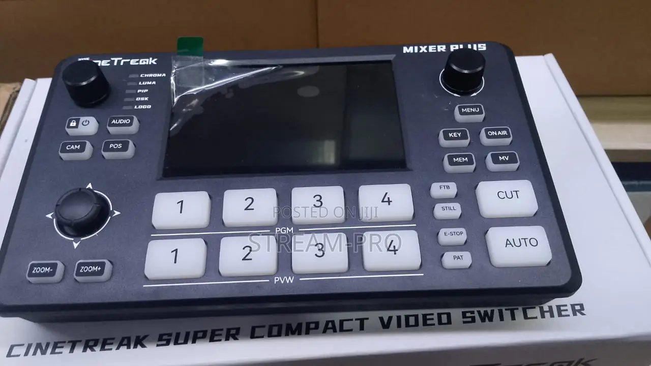 Cinetreak Mixer Plus 4-Channel Hdmi Video Switcher With 4.5"