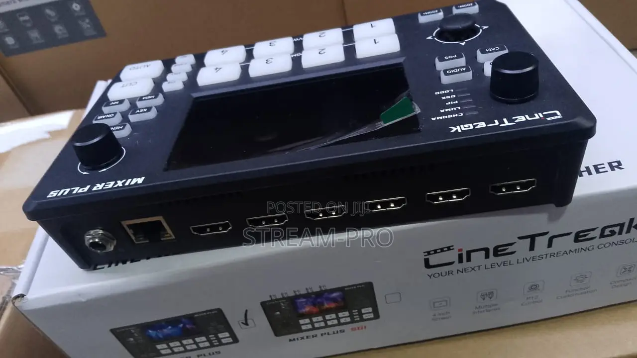 Cinetreak Mixer Plus 4-Channel Hdmi Video Switcher With 4.5"
