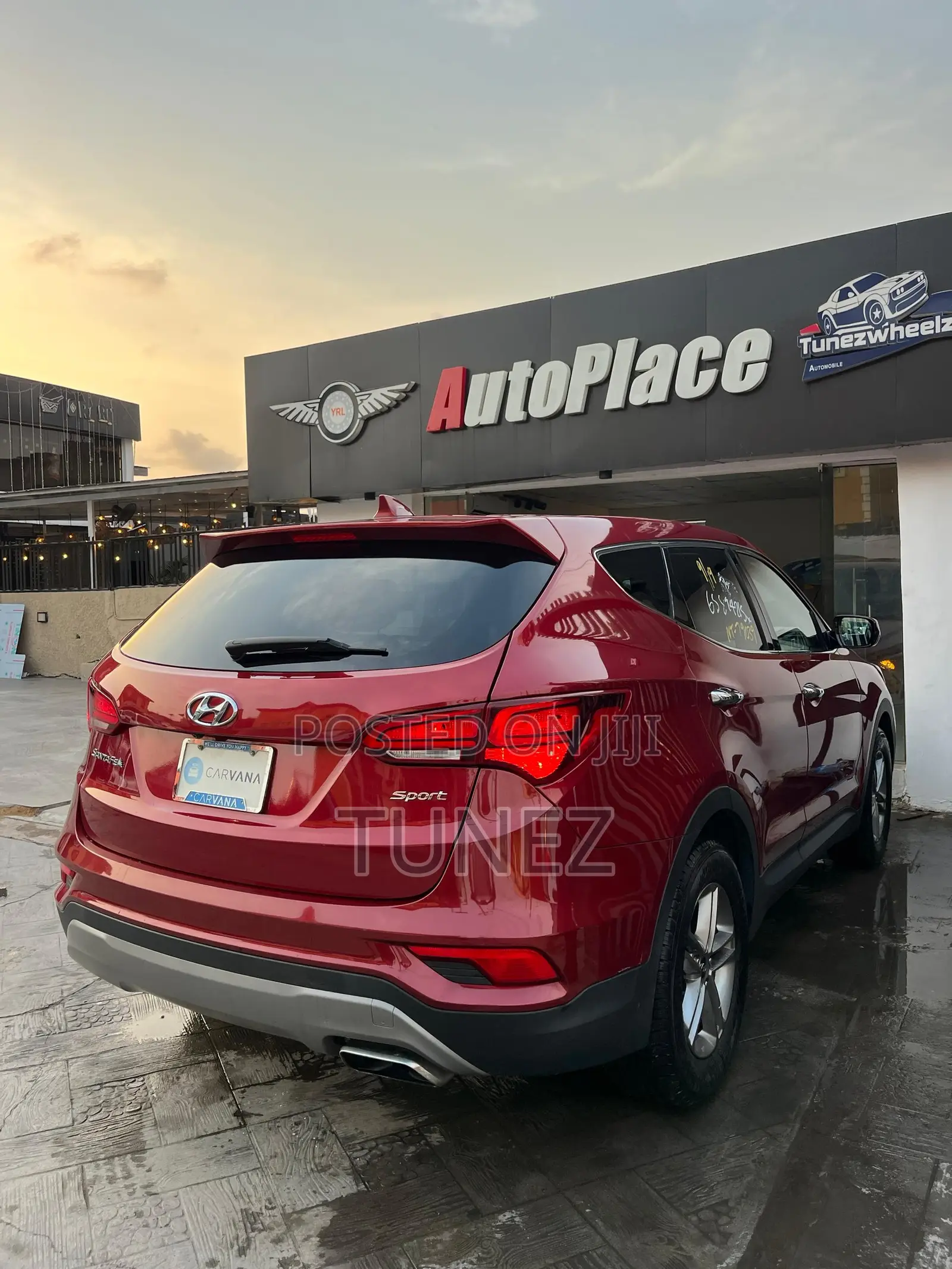 Hyundai Santa Fe SE AWD 2018 Red