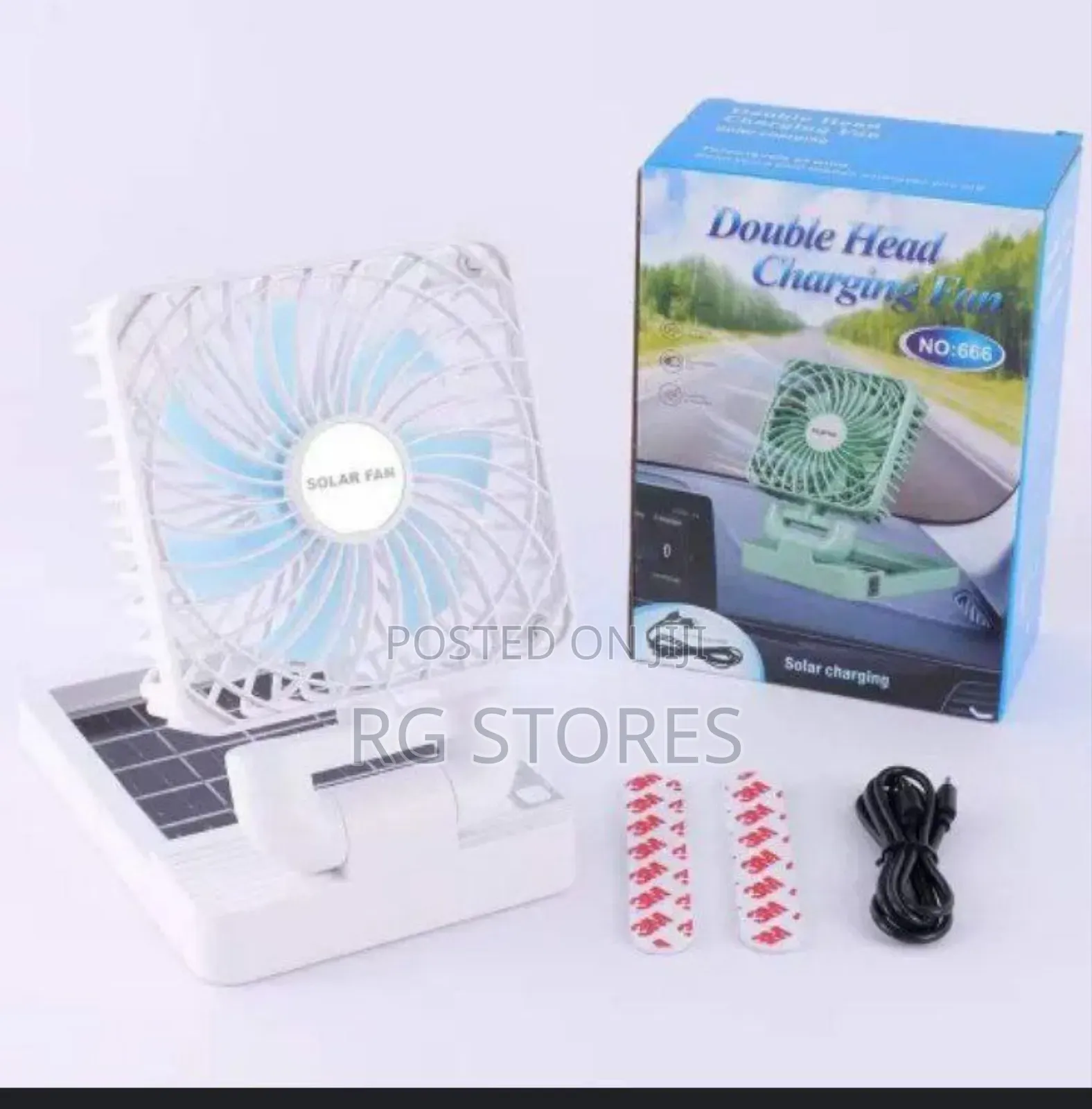 Solar Rechargeable Fan