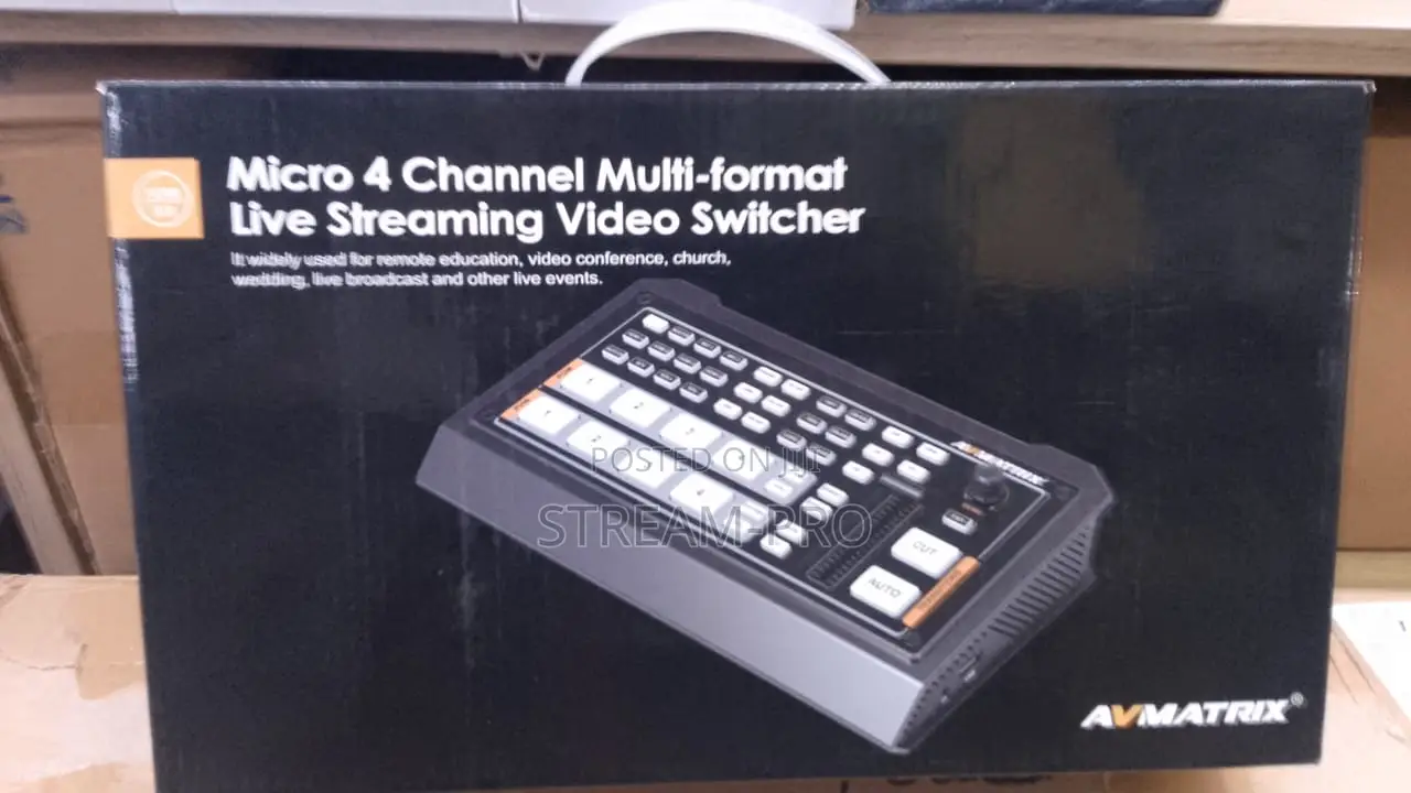 Avmatrix Shark S4 4-Channel 3g-Sdi/Hdmi Video Switcher