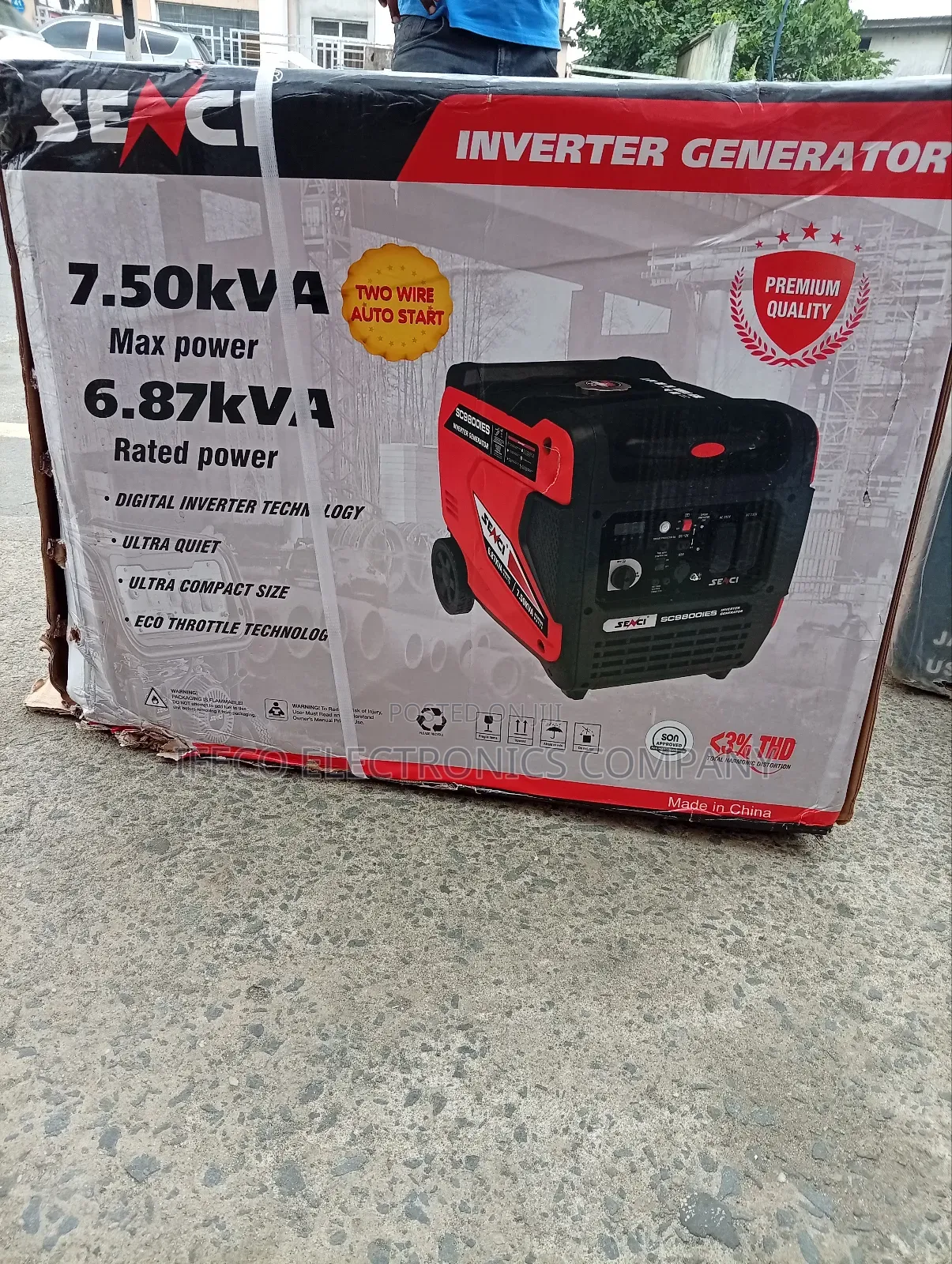 7.5kva Senci Inverter Generator
