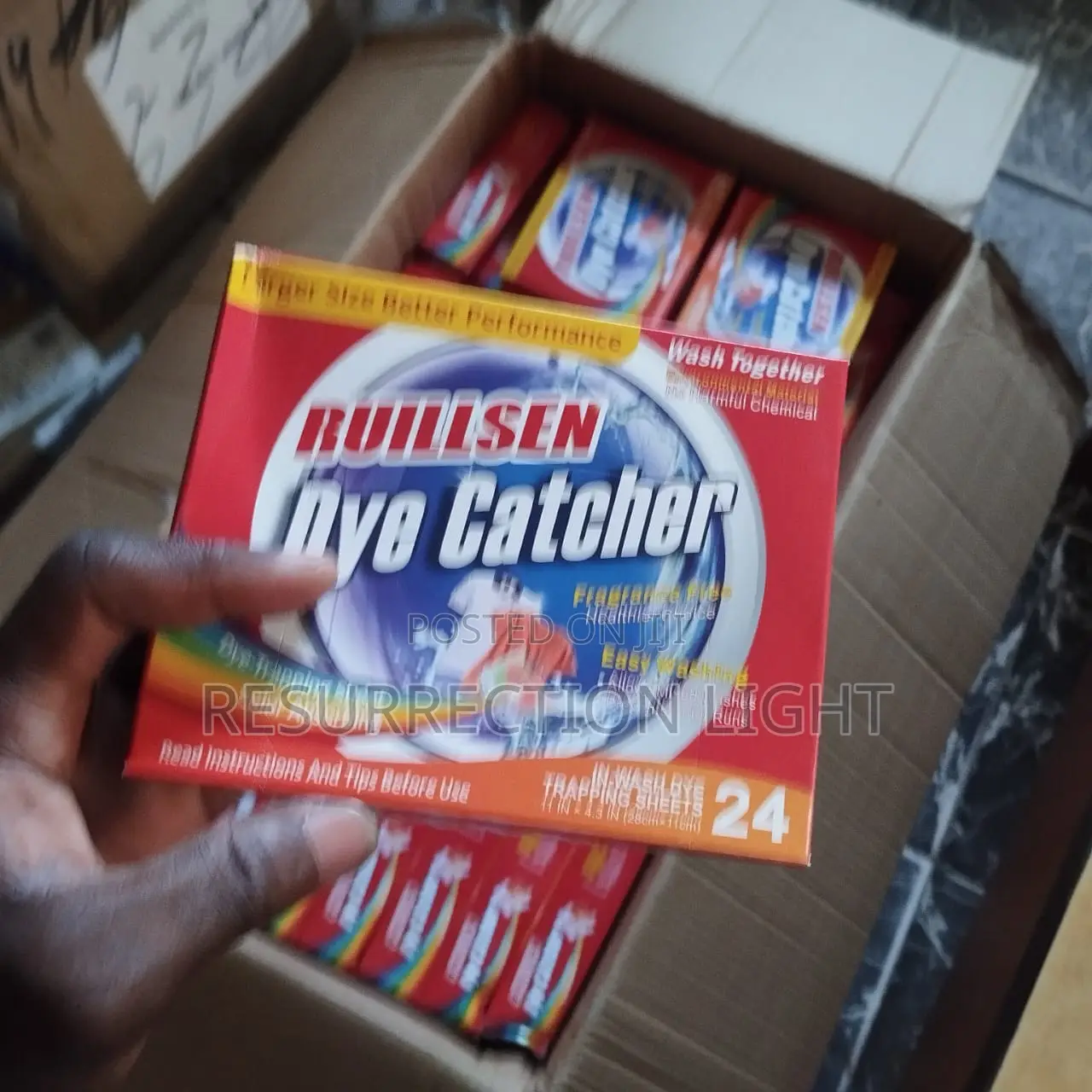 24 Sheet Colour Catcher/Dye Catcher Prevent Color Run to Other Clothes
