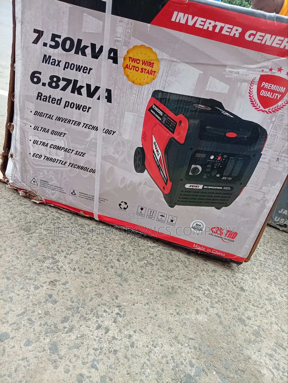 7.5kva Senci Inverter Generator