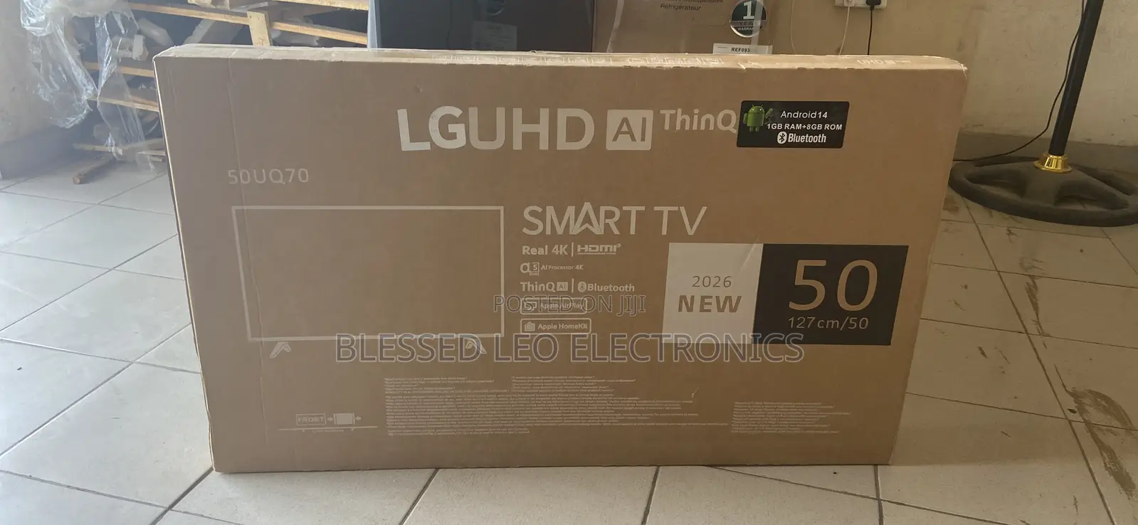 Lg 50inches Frameless Smart Tv With Bluetooth and Netflix and More