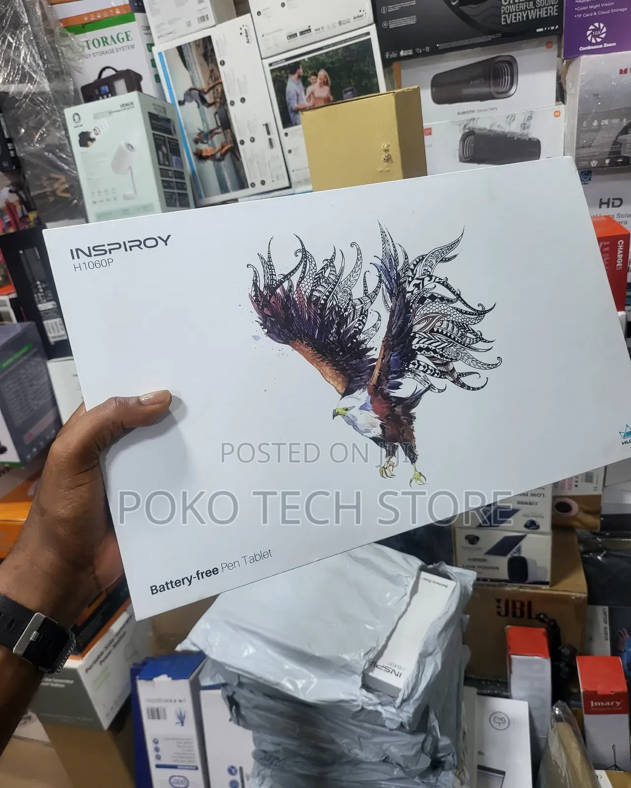 Huion Inspiroy H1060p Graphics Drawing Tablet.