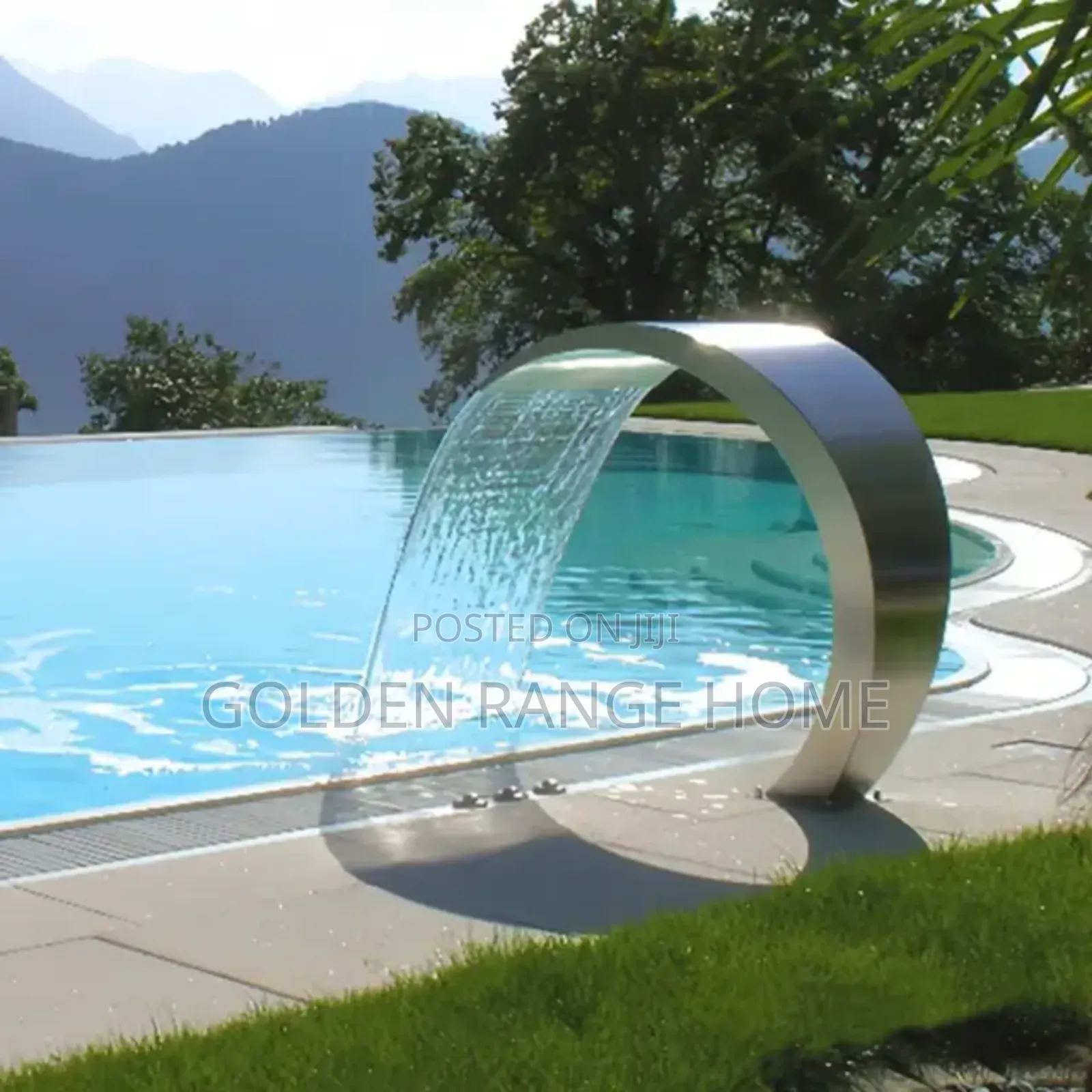 Ccurve Swimming Pool Waterfall