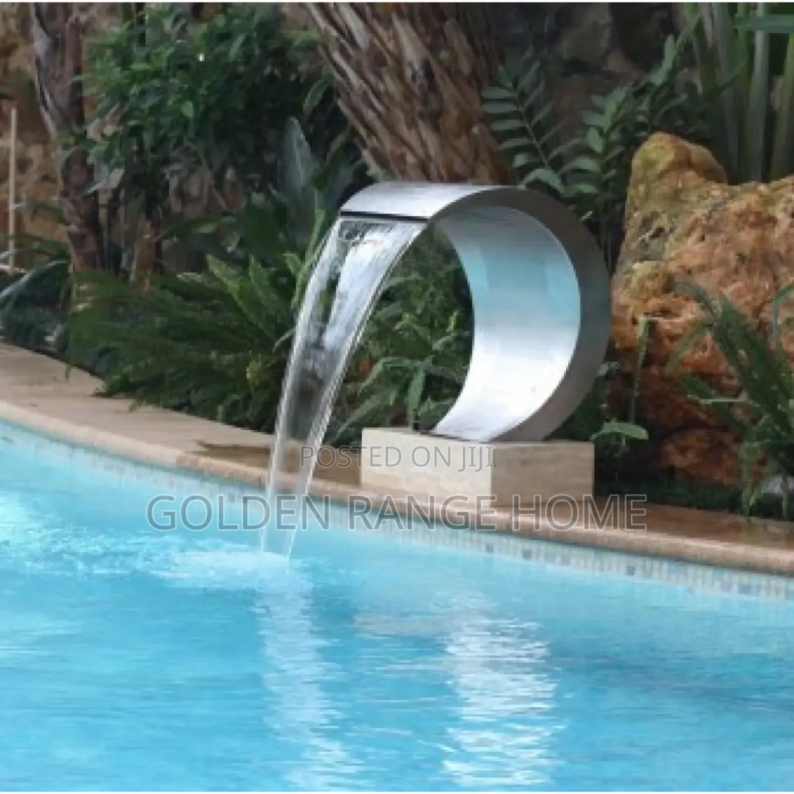 Ccurve Swimming Pool Waterfall