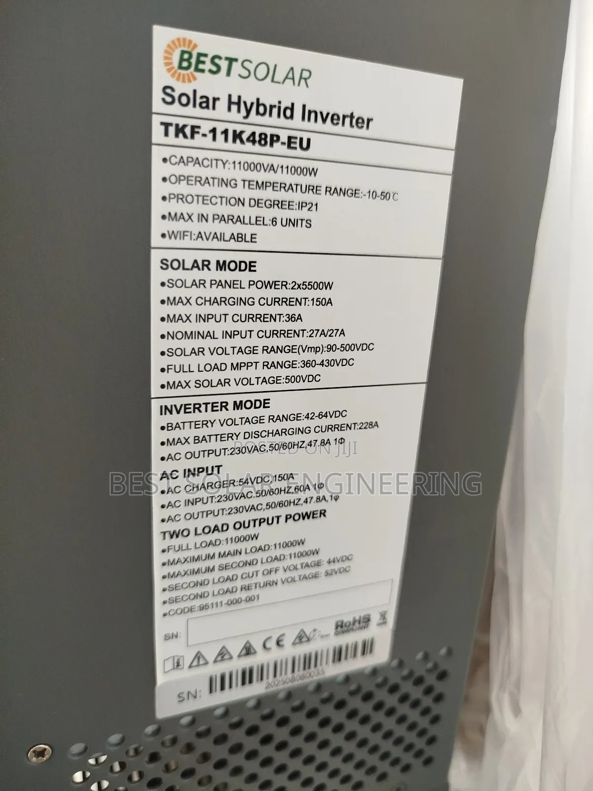 11kva Hybrid Inverter (Best Solar)