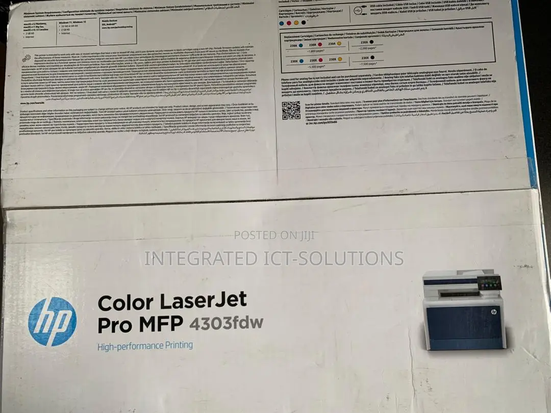Hp Color Laserjet Pro MFP 4303fdw Printer