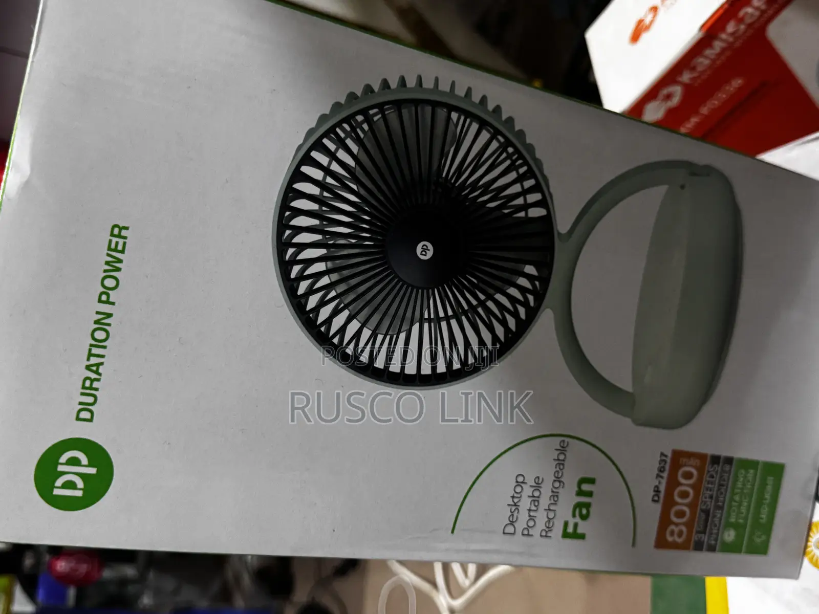 Dp-7637 Rechargeable Fan