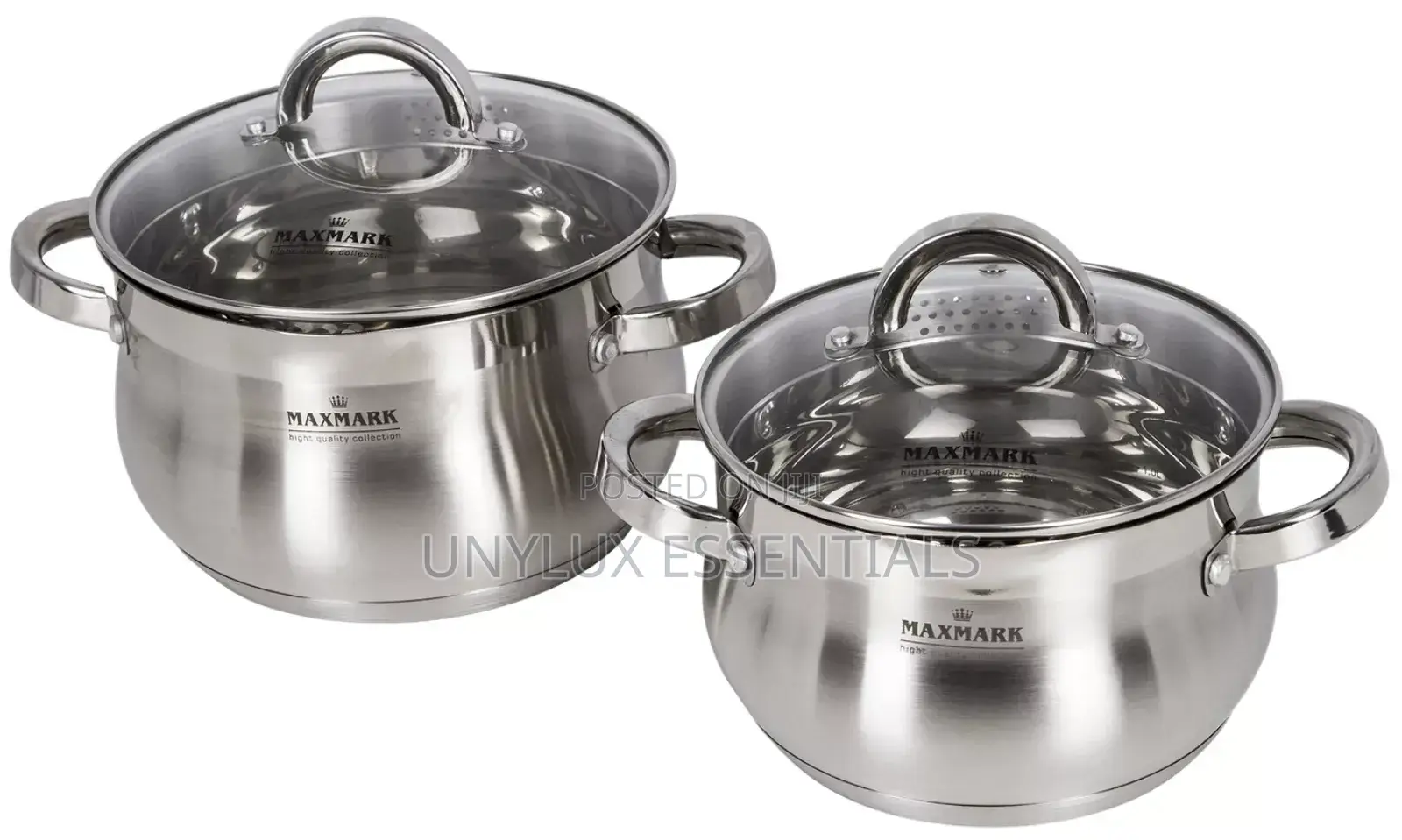 Maxmark Bell Collection Stainless Steel Cookware Set