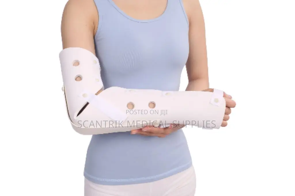 Adjustable Elbow Fracture Splint for Injury Immobilization