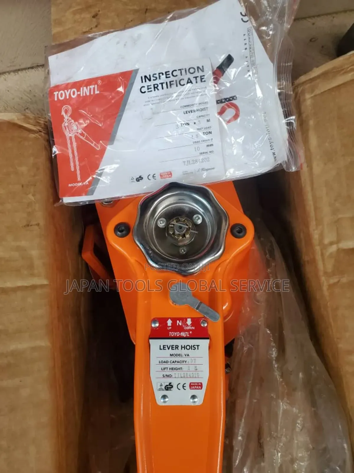Toyo Come Along Chain Block (3ton By 3meter)