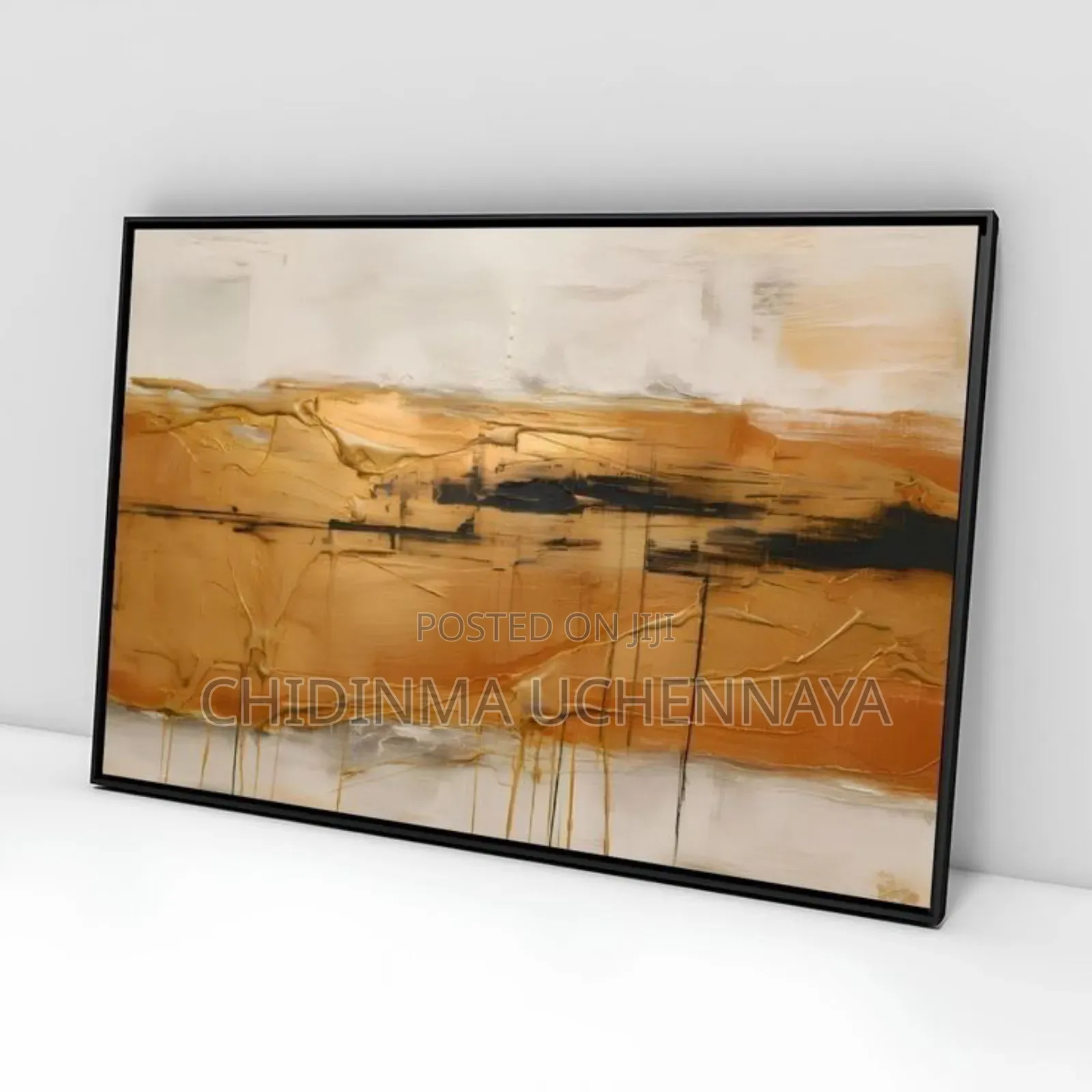 Luxury Print Gold Texture Wall Art