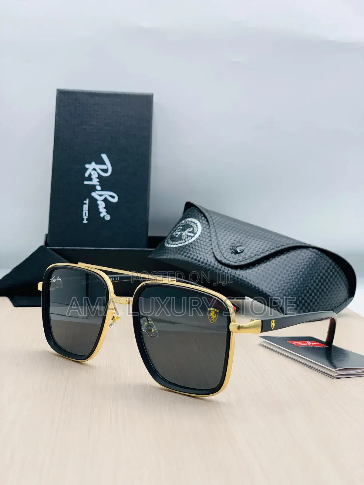 Rayban Style Luxury Designer Sunglasses- Premium Frame & Uv Protection