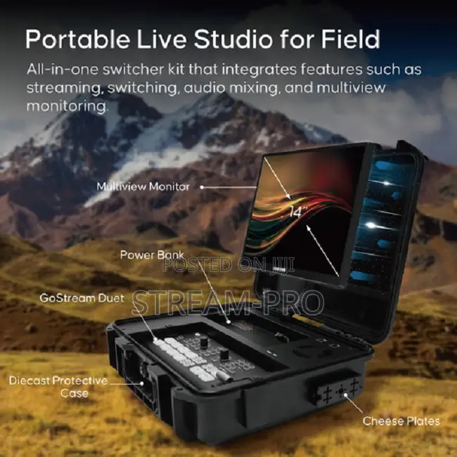 Osee Gostream Duet Sdi/Hdmi/Ndi|Hx Live Streaming Video Switcher Kit