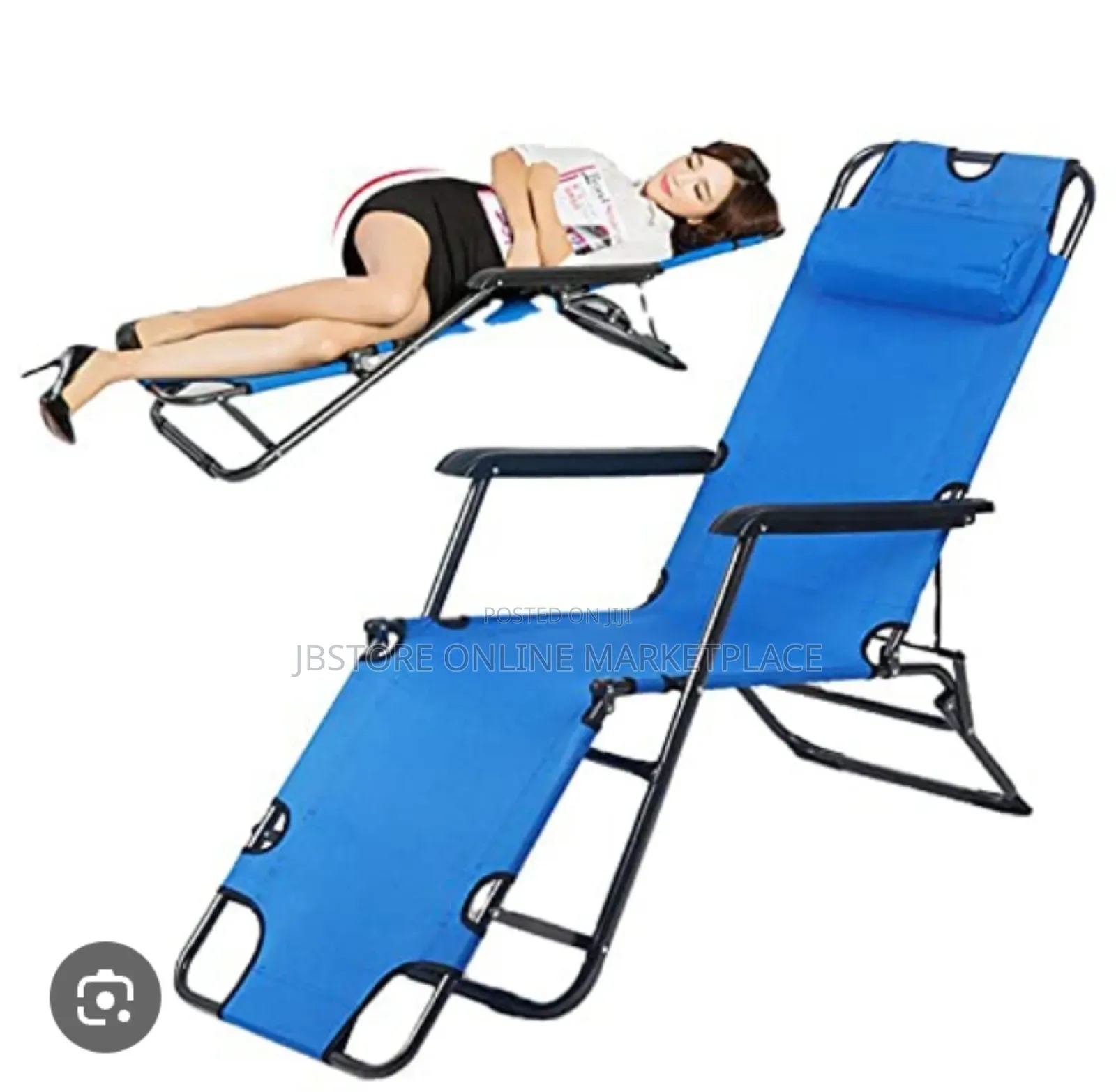 2-in-1 Nap Chair Bed Is Designed for Versatile Indoor Outdoor Use