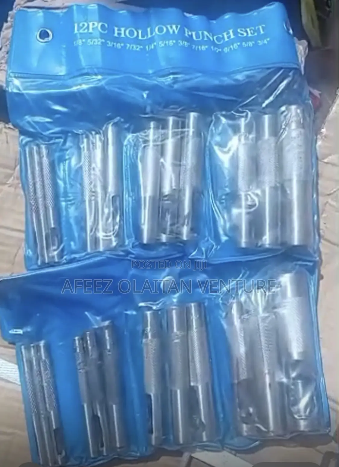 12pcs Set of Hollow Punch