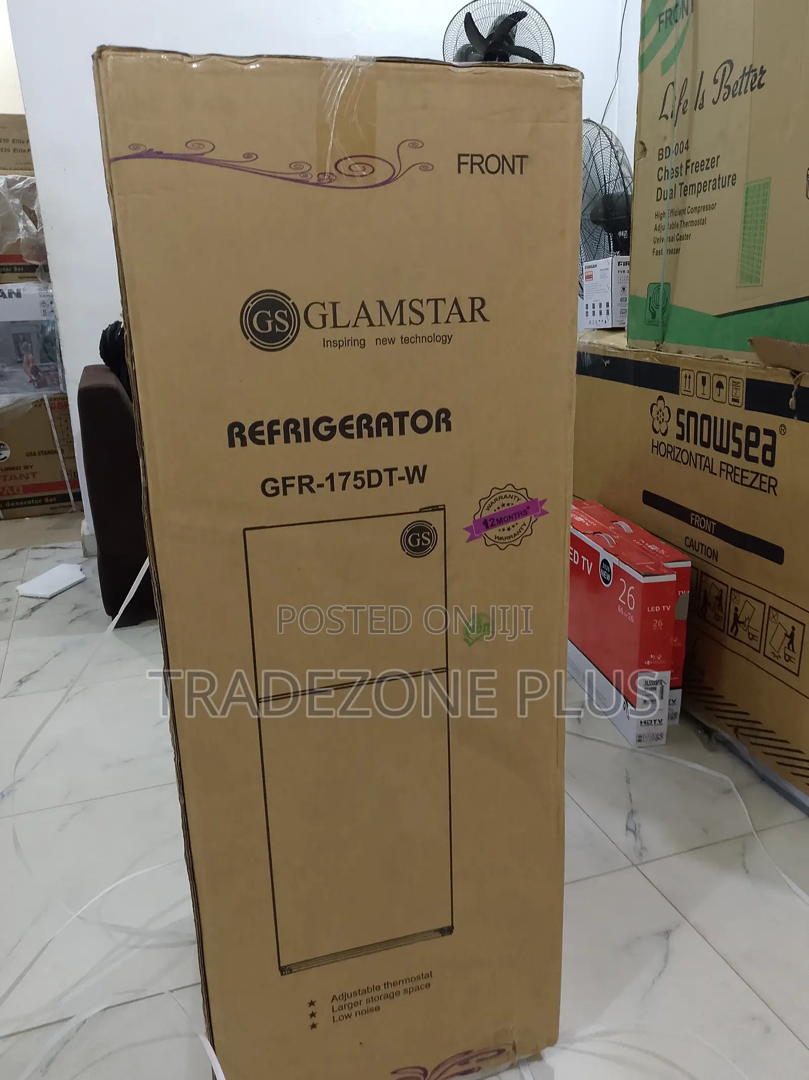Glasmstar 175l Double Door Refrigerator – Energy Saving Fridge