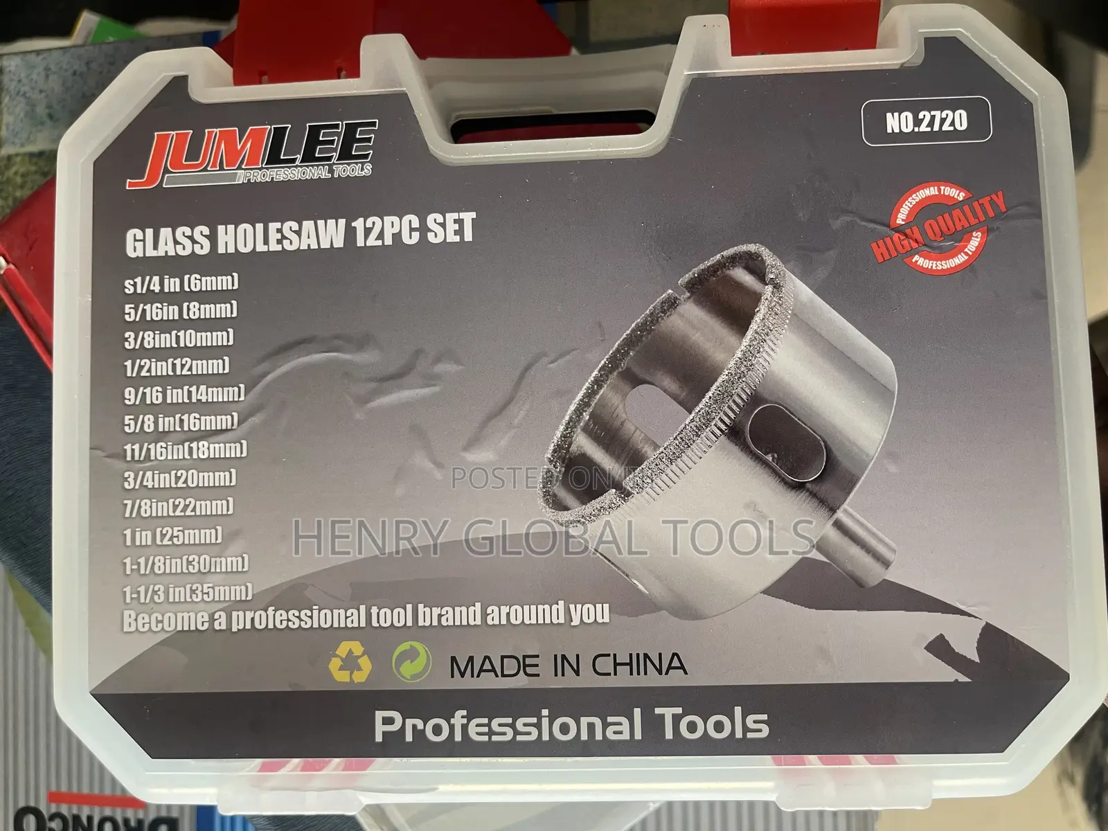 6-35mm 12pcs Glass and Tiles Hole Saw Cutter