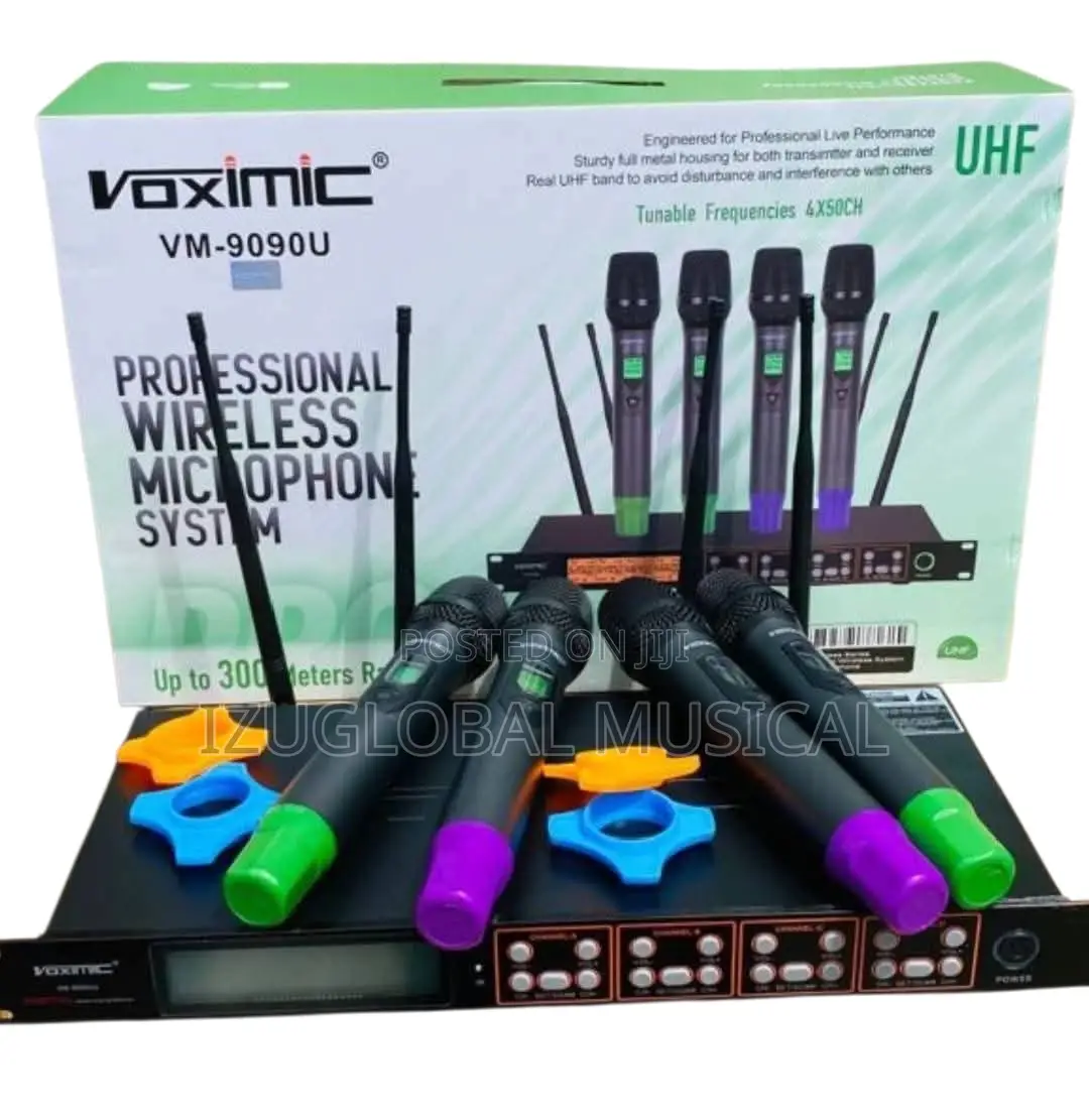 Quality Voximic 4in1 Wireless Microphone