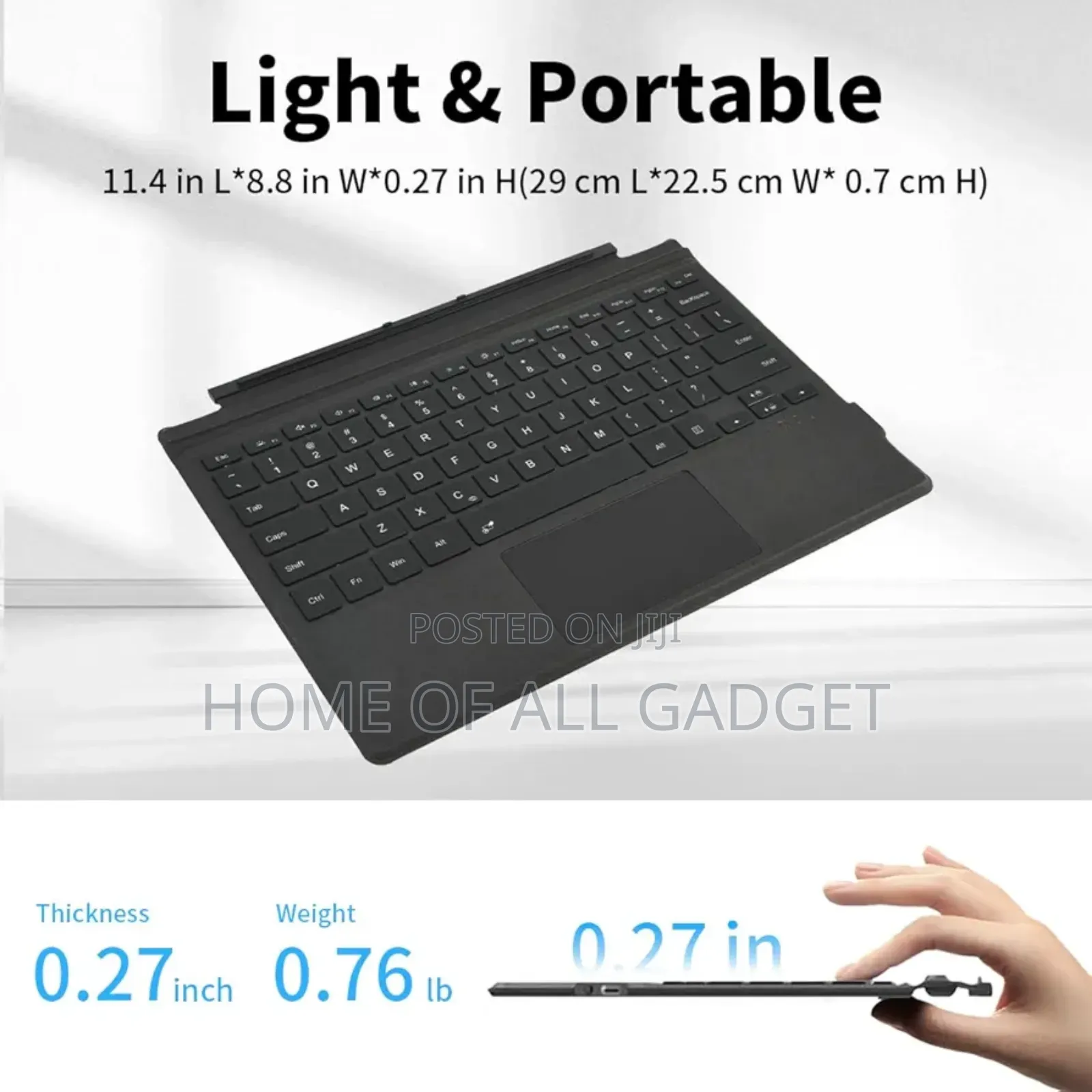 Microsoft Surface Pro Keyboard For 7+/7/6/5/4/3, 12.3" Original