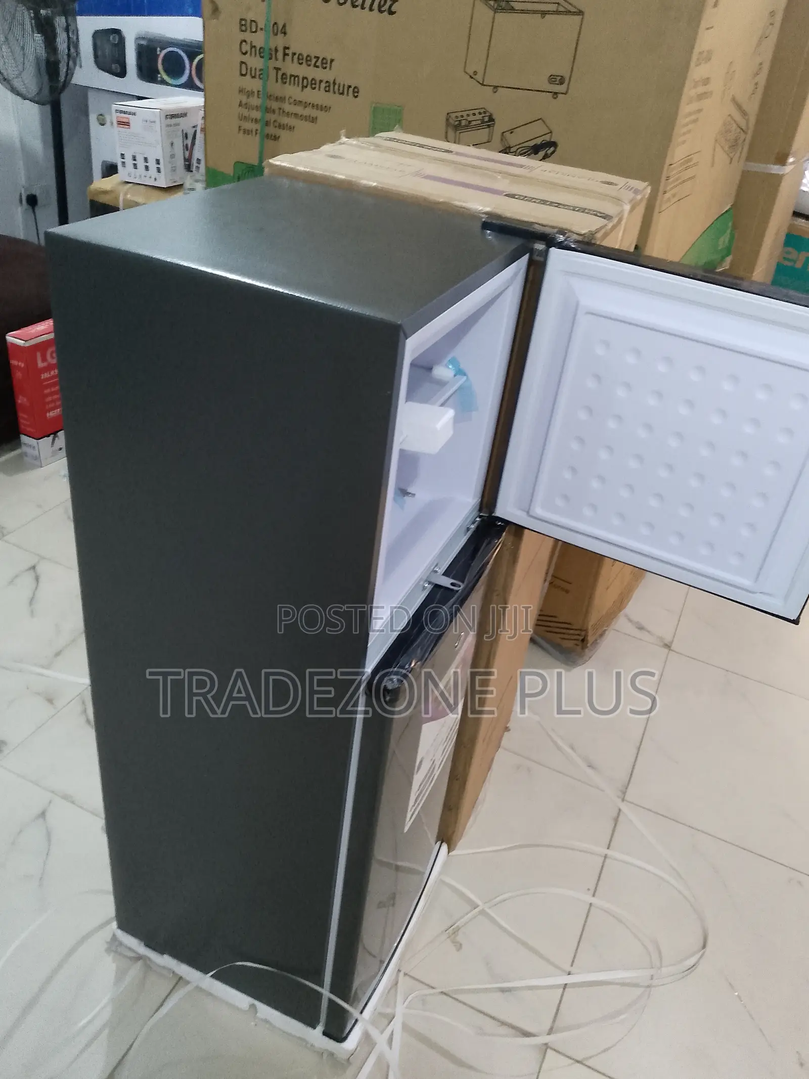 Glasmstar 175l Refrigerator GFR-175dt-W Compact Double Door Fridge