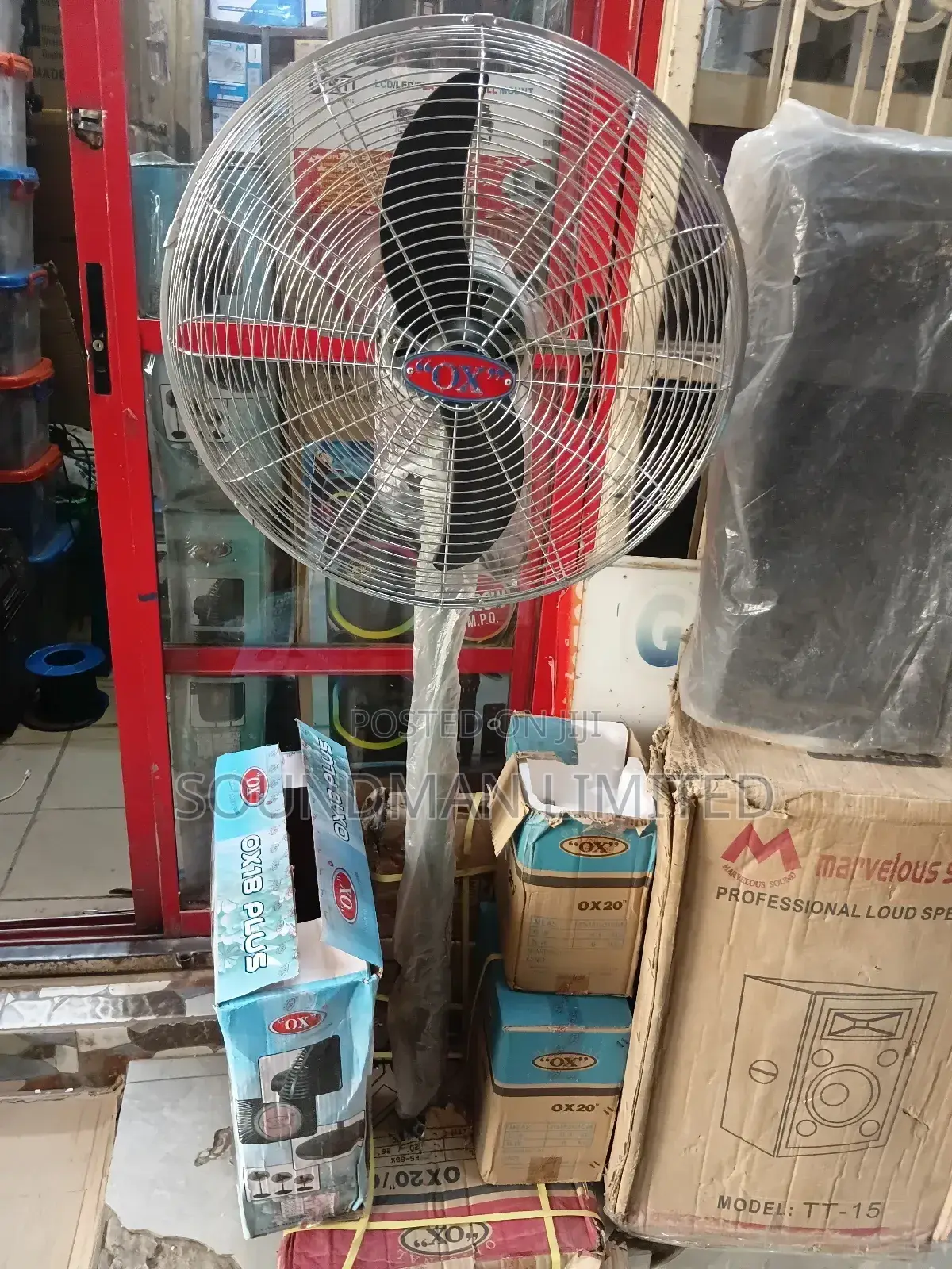 Ox Industrial Fan 20" Inches